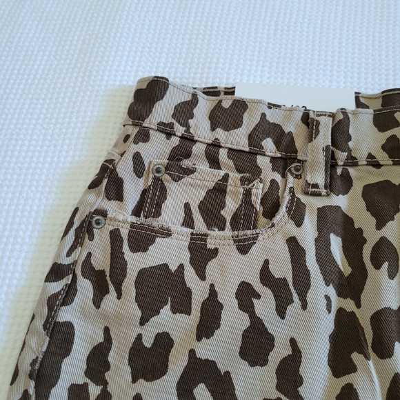 Kensie Jeans👖 Vintage Luxe Leopard🐆 Print Mini Skirt - NWT - Picture 13 of 16